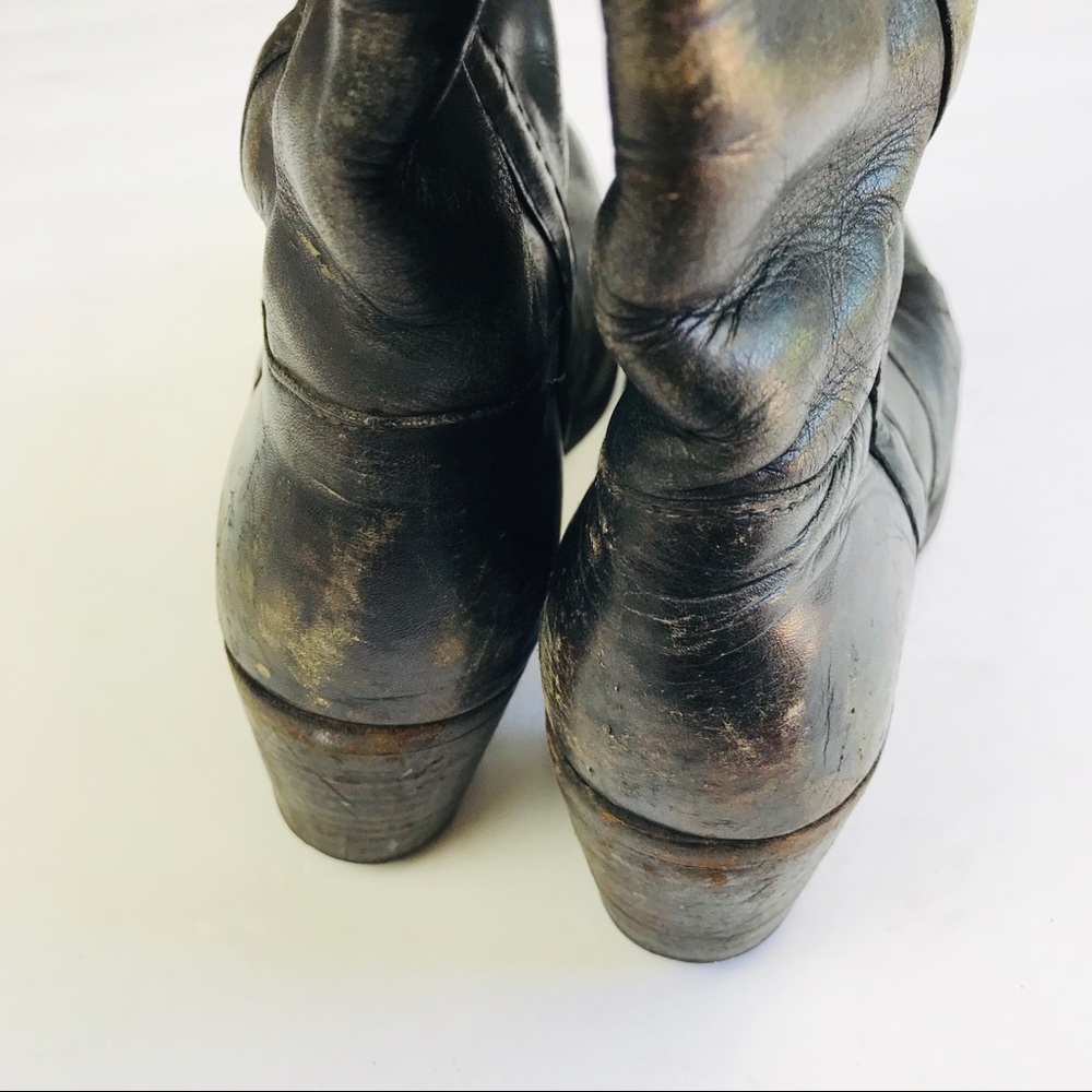 Frye Tall Rustic Riding Boots - Picture 2 of 6